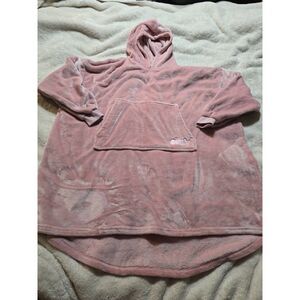 he Comfy Original Wearable Blanket Hoodie Oversized Soft Plush Blush Pink